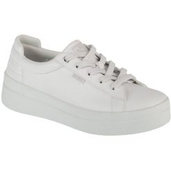 Buty sportowe Sneakersy damskie, Bobs Dvine Sky - Main Step. Białe obuwie sportowe damskie Skechers, bez wzorów, trekkingowe, Skechers Sport. Za 249.99 zł.
