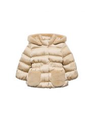 Abel & Lula Kurtka zimowa 5821 Beżowy Regular Fit. Brązowe buty zimowe dziewczęce Abel & Lula, bez wzorów, z syntetyku, bez zapięcia. Za 359.99 zł.