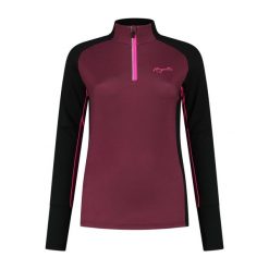 Bluza do biegania damska Rogelli Enjoy 2.0. Czarne bluzy damskie Rogelli, s, bez wzorów, sportowe, bez kołnierzyka. Za 211.00 zł.