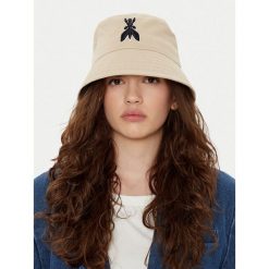 Kapelusz Patrizia Pepe. Brązowe czapki i kapelusze damskie Patrizia Pepe, bez wzorów. Za 309.99 zł.