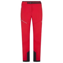 Spodnie trekkingowe męskie La Sportiva Velan 2.0. Czerwone spodnie materiałowe męskie La Sportiva, m, bez wzorów, z elastanu. Za 627.00 zł.