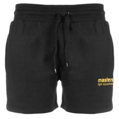 Shorty Damskie. Czarne obuwie sportowe damskie Masters, bez wzorów, sportowe, na fitness i siłownię. Za 142.99 zł.