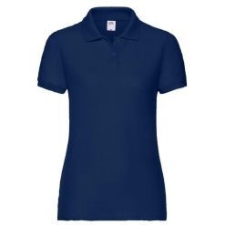 Koszulka Polo Damska. Niebieskie koszulki sportowe damskie Fruit of the Loom, l, bez wzorów, bez kołnierzyka, bez ramiączek. Za 66.99 zł.