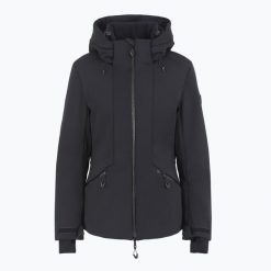 Kurtka narciarska damska EA7 Emporio Armani Ski Kitzbuhel Softshell 2024. Czarne kurtki snowboardowe damskie EA7 Emporio Armani, m, bez wzorów, z elastanu, bez kaptura, narciarskie. Za 1,603.90 zł.