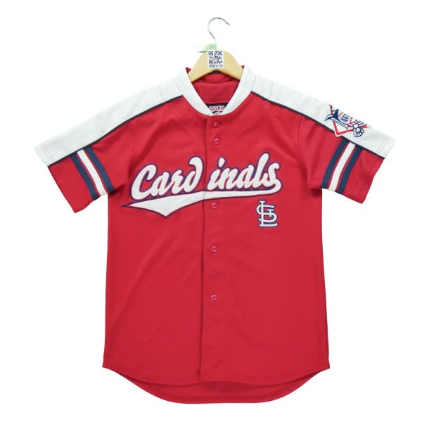 Second life - Koszulka Women's MLB Albert Pujols #5 - Stan bardzo dobry. Czerwone t-shirty damskie MAJOR LEAGUE BASEBALL, s, bez wzorów, eleganckie, bez kołnierzyka. Za 146.96 zł.