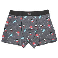 Szare Męskie Bokserki Lody Redo. Szare bokserki męskie Redo, l, bez wzorów, z bawełny. Za 29.99 zł.