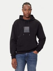 HUGO Bluza Duspliter 50542787 Czarny Relaxed Fit. Czarne bluzy męskie Hugo, m, bez wzorów, z bawełny, bez kaptura. Za 419.99 zł.