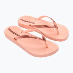 Japonki damskie Ipanema Anat Connect II. Czerwone klapki damskie Ipanema, bez wzorów, bez obcasa. Za 49.99 zł.