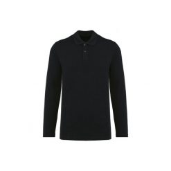 Koszulka polo z długim rękawem suprima Kariban Premium. Czarne bluzki z długim rękawem męskie KARIBAN, m, bez wzorów, z bawełny, bez ramiączek. Za 197.50 zł.