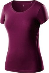 Neo T-shirt (T-shirt damski bordowy, rozmiar L). Czerwone t-shirty damskie NEO, l, bez wzorów, bez kołnierzyka. Za 16.73 zł.