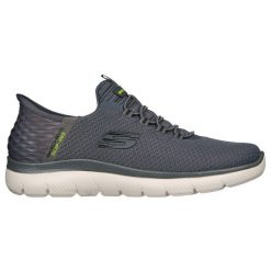 Buty Summits - High Range Rozmiar 42 - 232457-CHAR Szary. Szare buty sportowe męskie Skechers, z materiału, bez zapięcia. Za 279.00 zł.