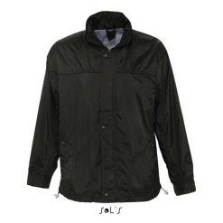 Windbreaker Sol's Mistral. Czarne kurtki męskie SOL'S, m, bez wzorów, bez kaptura. Za 209.50 zł.