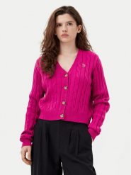 U.S. Polo Assn. Kardigan WUP1238 Różowy Regular Fit. Czerwone kardigany damskie U.S. Polo Assn., m, bez wzorów, z syntetyku. Za 219.99 zł.
