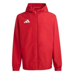Kurtka męska adidas Entrada 26 All Weather JZ9100. Białe kurtki męskie Adidas, m, bez wzorów, do biegania. Za 170.99 zł.