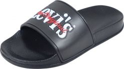 Levi`s Klapki damskie Levi's Pool S czarne VPOL0251S-0003 38. Czarne klapki damskie bez wzorów, sportowe, bez obcasa. Za 74.15 zł.