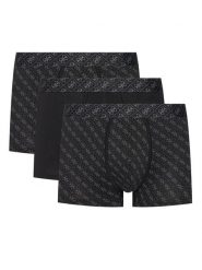Guess Komplet 3 par bokserek U5BG69 K6YW1 Czarny. Czarne bokserki męskie Guess, m, z aplikacjami, z bawełny. Za 179.99 zł.