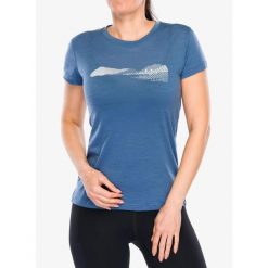 Koszulka merino damska Sensor Merino Air Hills SS Tee. Czerwone koszulki sportowe damskie Sensor, bez wzorów, bez kołnierzyka, bez ramiączek. Za 261.99 zł.