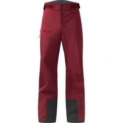 Spodnie narciarskie Haglöfs Alper Poorf. Czerwone spodnie snowboardowe męskie Haglöfs, m, bez wzorów, narciarskie. W wyprzedaży za 1,103.00 zł.