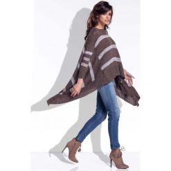 Espresso Sweter Asymetryczny w Paski. Paski damskie marki Molly.pl. Za 128.90 zł.