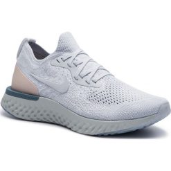 Buty NIKE - Epic React Flyknit AQ0070 014 Pure Platinum/Pure Platinum. Niebieskie obuwie sportowe damskie Nike, bez wzorów, z materiału, do biegania. W wyprzedaży za 539.00 zł.