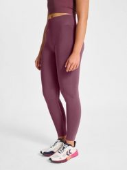 Damskie legginsy z wysokim stanem Hummel Hiit. Czerwone bielizna termoaktywna damska Hummel, l, bez wzorów, z poliesteru, bez ramiączek. Za 197.00 zł.
