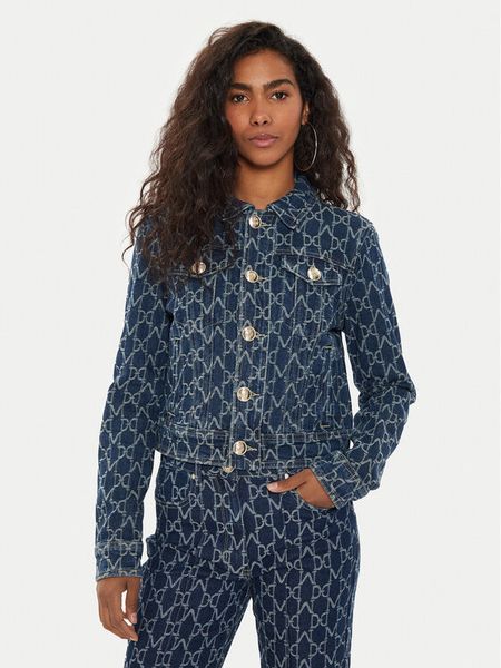 Marciano Guess Kurtka jeansowa Bea 4YGL21 7145A Granatowy Regular Fit. Niebieskie kurtki damskie Marciano Guess, z aplikacjami, z bawełny, bez kaptura. Za 1,079.00 zł.