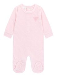 Guess Śpiochy H6BG01 K6009 Różowy jasny. Czerwone śpioszki niemowlęce Guess, z bawełny, bez ramiączek. Za 194.99 zł.