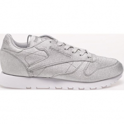 Reebok Classic - Buty. Szare obuwie sportowe damskie Reebok Classic, z gumy. W wyprzedaży za 239.90 zł.