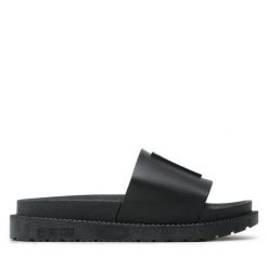 Klapki Big Star Shoes. Czarne klapki damskie BIG STAR SHOES, bez wzorów, retro, bez obcasa. Za 59.99 zł.