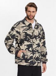 DC Shoes Kurtka przejściowa ADYJK03165 Zielony Boxy Fit. Zielone kurtki męskie DC Shoes, l, bez wzorów, z bawełny, sportowe, bez kaptura. Za 279.99 zł.