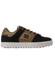 Trampki DC Shoes Pure WNT - brązowy/brązowy/zielony. Zielone trampki męskie DC Shoes, bez wzorów, z nubiku, klasyczne, bez zapięcia. Za 295.99 zł.