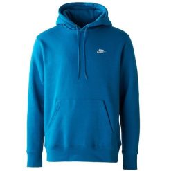 Bluza męska Nike Club BB. Niebieskie bluzy męskie Nike, m, bez wzorów, z bawełny, z kapturem. Za 259.99 zł.