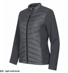MALFINI - ADLER - - Kurtka hybrydowa damska, g/m, % polyamid light anthracite 2XL. Kurtki sportowe damskie Malfini, m, bez wzorów, bez kaptura. Za 196.97 zł.