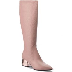 Kozaki POLLINI - SA26065G06TE160A W.Boot. Czerwone kozaki damskie Pollini, ze skóry. Za 2,219.00 zł.
