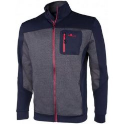 Bluza męska Erco Bork Niebiesko-szara Mel Blue. Czarne bluzy męskie MERCO, m, bez wzorów, bez kaptura, do jazdy konnej. Za 88.17 zł.