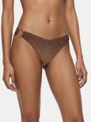 Guess Dół od bikini E6GO09 KF600 Brązowy. Brązowe bikini damskie Guess, xs, z aplikacjami. Za 239.99 zł.