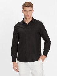 Calvin Klein Koszula K10K108664 Szary Regular Fit. Szare koszule męskie Calvin Klein, m, bez wzorów, z bawełny, bez kołnierzyka, bez ramiączek. Za 329.99 zł.