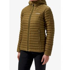 Kurtka ocieplana damska Berghaus Nula Micro Jacket. Czarne kurtki damskie Berghaus, s, bez wzorów, z puchu, bez kaptura. Za 482.99 zł.