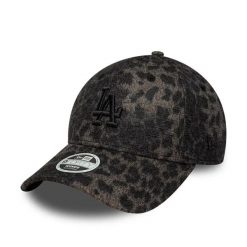Czapka baseballowa damska Los Angeles Dodgers New Era 9Forty Cosy Leopard. Czarne czapki i kapelusze damskie New Era, bez wzorów, z materiału, sportowe. Za 176.00 zł.