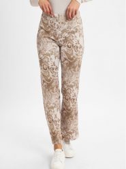 Rosner spodnie materiałowe - Alisa Kobiety Sztuczne włókno beżowy, 34-32. Brązowe spodnie materiałowe damskie Rosner, s, bez wzorów, z materiału. Za 379.95 zł.