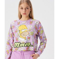 Bluza The Simpsons - Fioletowy. Bluzy damskie Sinsay. Za 59.99 zł.