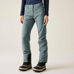 Damskie wodoodporne izolowane spodnie narciarskie Shrink. Szare spodnie materiałowe damskie Dare 2b, bez wzorów. Za 299.99 zł.