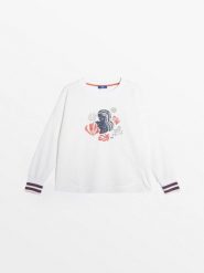 Sweter Damski TBS Melisron. Białe swetry damskie TBS, na lato, xl, bez wzorów, z bawełny, eleganckie, bez kołnierzyka, bez ramiączek, długie, bez kaptura. Za 339.00 zł.