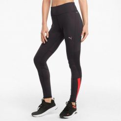 Legginsy treningowe damskie Puma Run Favorite Reg Rise Full Tight. Czarne legginsy damskie Puma, s, bez wzorów. Za 144.99 zł.