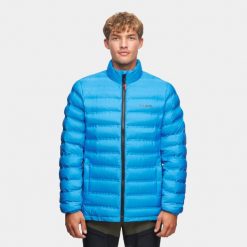 Kurtka trekkingowa męska Alpinus Nordend niebieska. Niebieskie kurtki sportowe męskie Alpinus, l, bez wzorów, trekkingowe. Za 349.00 zł.