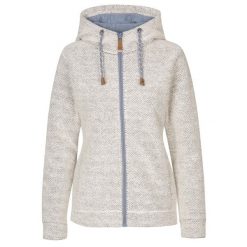 Trespass Ronee - damska bluza z kapturem w kolorze złamanej bieli. Białe bluzy damskie Trespass, bez wzorów, z dżerseju, z kapturem. Za 332.99 zł.
