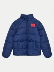 HUGO Kurtka zimowa G00198 D Niebieski Regular Fit. Niebieskie buty zimowe chłopięce Hugo, na zimę, bez wzorów, z syntetyku, bez kaptura. Za 549.99 zł.