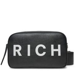 Torebka John Richmond. Czarne listonoszki damskie John Richmond, bez wzorów, bez dodatków. Za 279.99 zł.