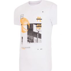 T-shirt męski TSM026 - BIAŁY. T-shirty męskie marki 4f. W wyprzedaży za 59.99 zł.