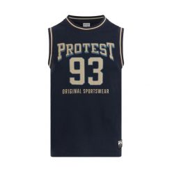Tank top Protest Espen. Zielone t-shirty męskie Protest, na lato, s, bez wzorów, z materiału, eleganckie, bez kołnierzyka. Za 190.50 zł.